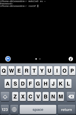 capture d'écran de l'iPhone